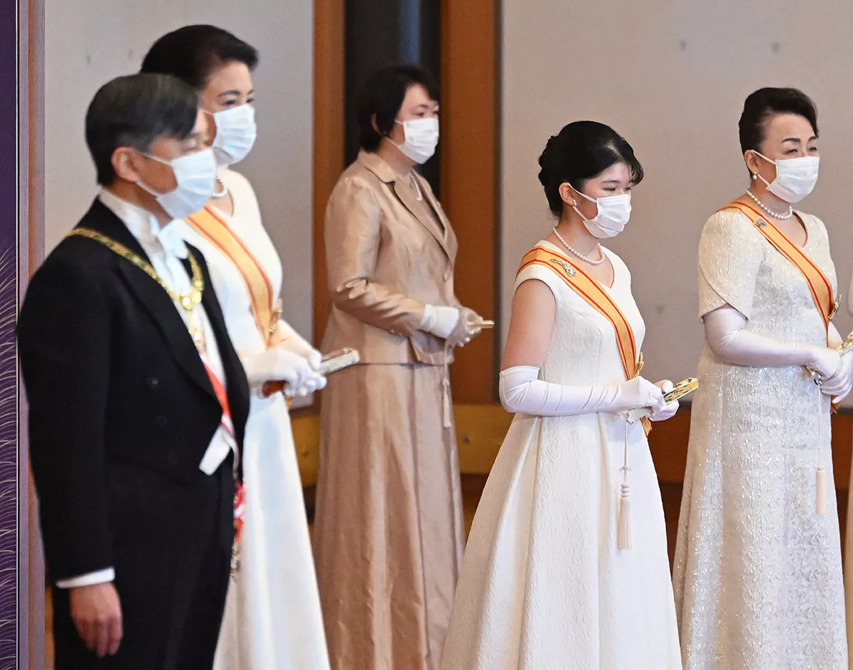 Japan's Princess Toshi (Aiko) celebrates New Year