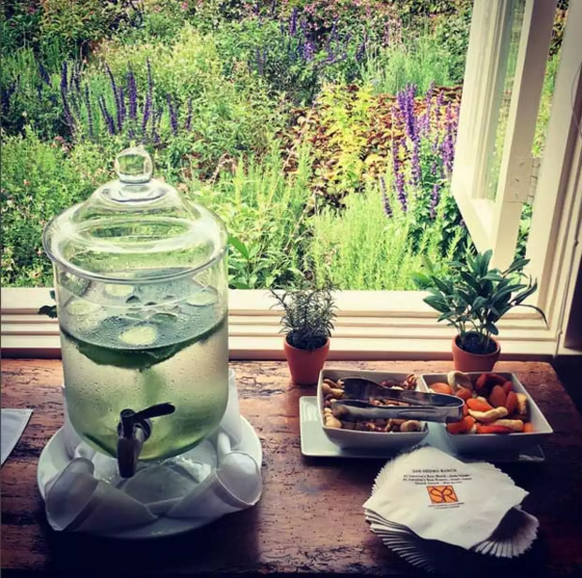 Pero además, presumió una de sus bebidas favoritas.