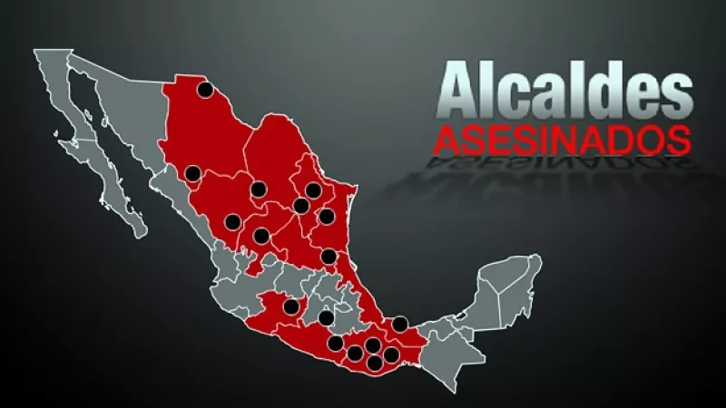 mapa de alcaldes asesinados