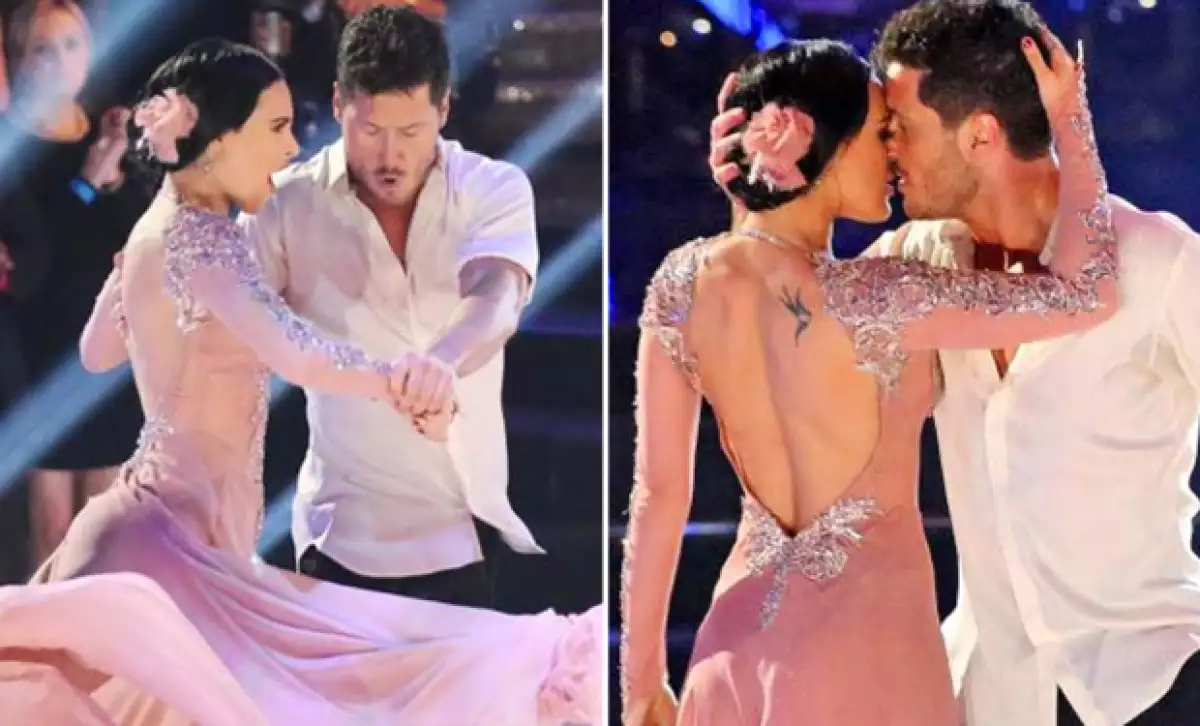 La también cantante y su pareja obtuvieron el mayor puntaje de la noche con su sexy estilo de foxtrot.