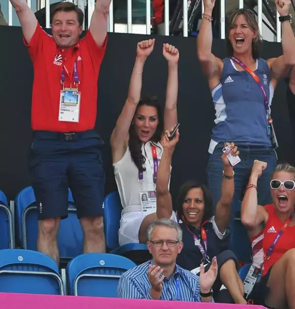 Kate ha estado al pendiente de la delegación británica.