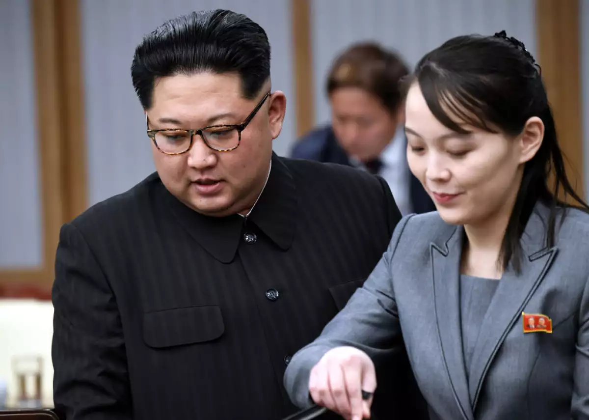 Kim Jong-un y Kim Yo-jong