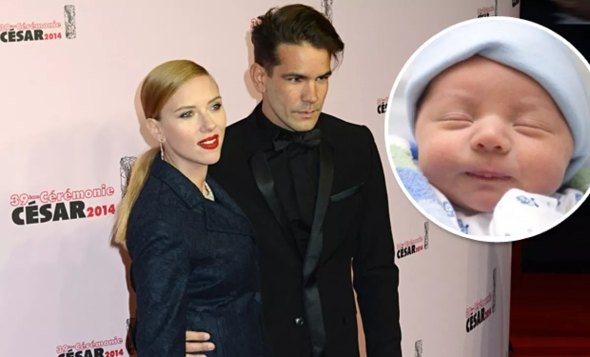 Scarlett Johansson y Romain Dauriac.