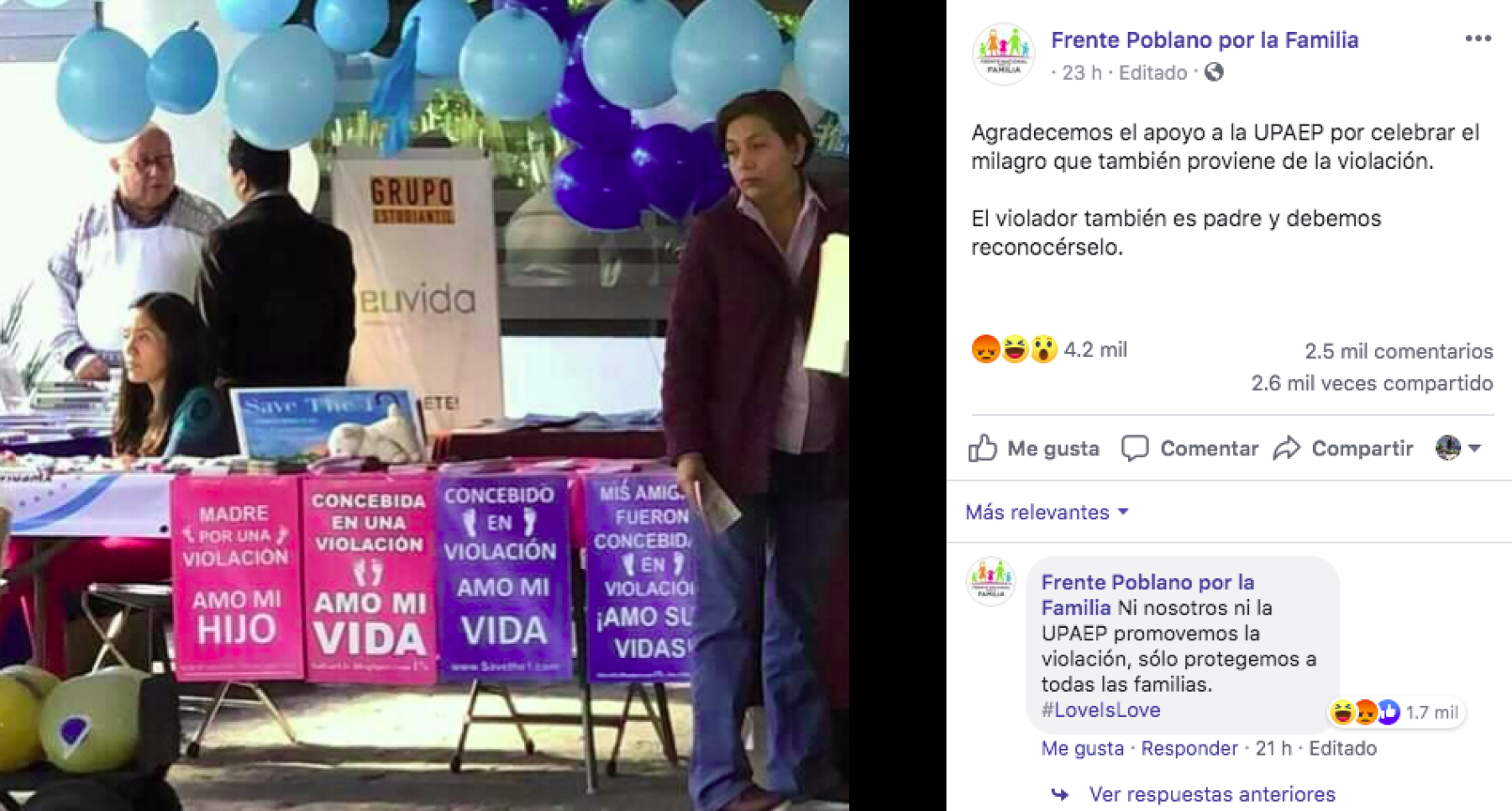 El Violador Tambien Es Padre La Frase Que Causo Polemica En Puebla