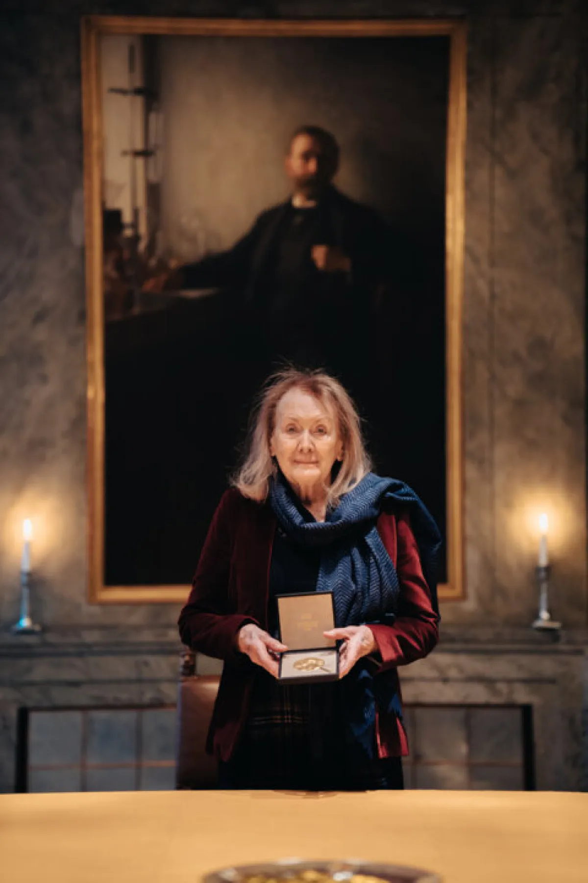 Annie Ernaux ganadora del premio Nobel de Literatura.