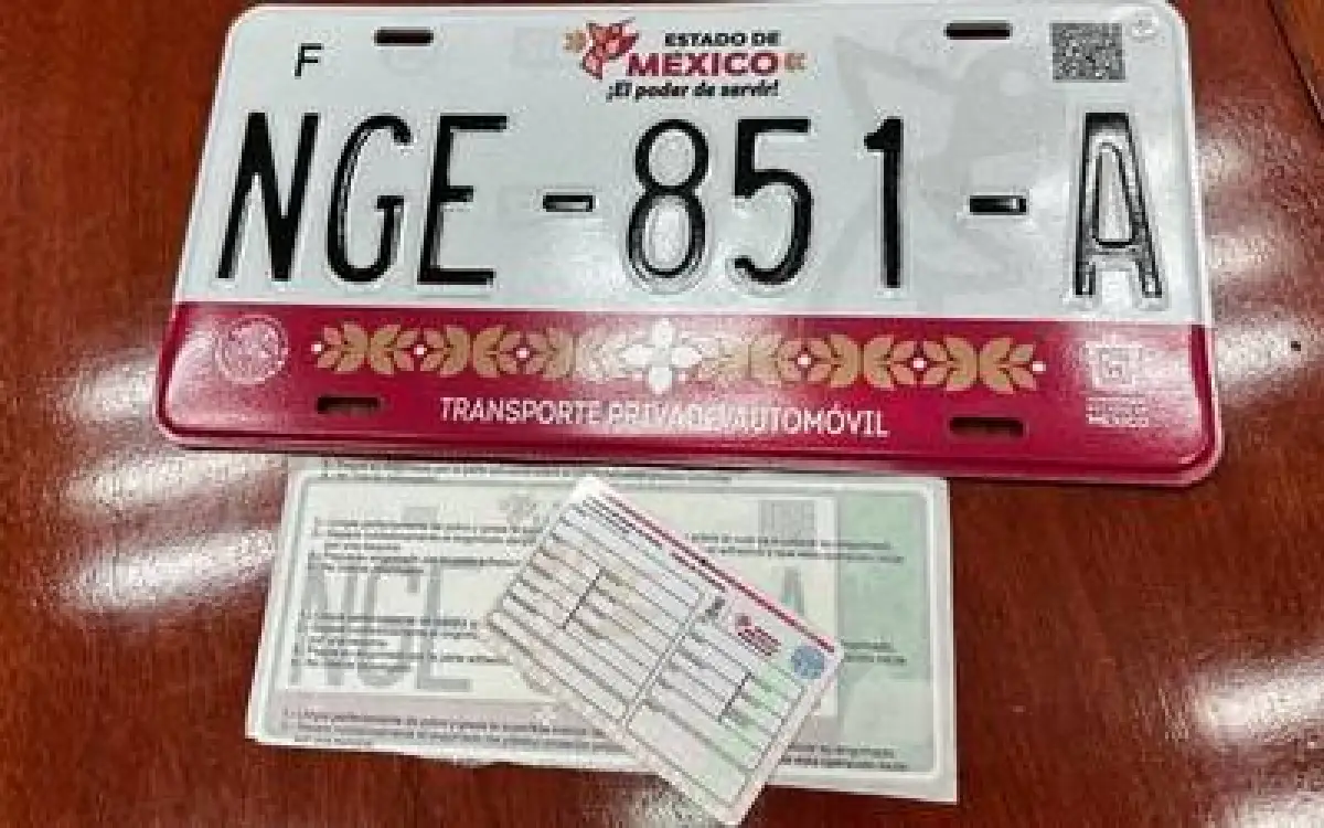 Nuevas placas en el Edomex