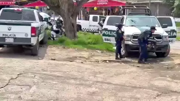 Se registró una balacera en Topilejo, sobre la carretera México Cuernavaca.