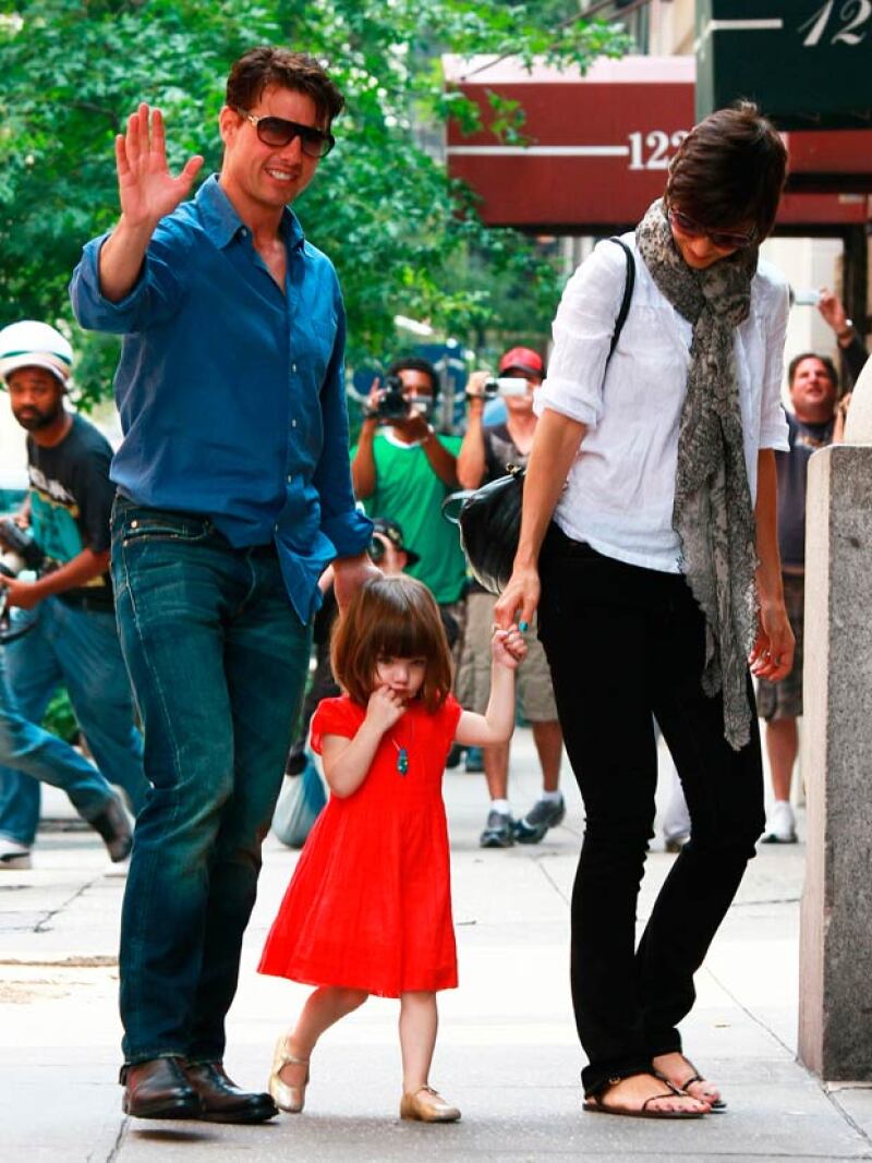 Katie Holmes y Tom Cruise echaron la casa por la ventana para el cumple 2 de Suri, con una fiesta llena de mariposas (literal).