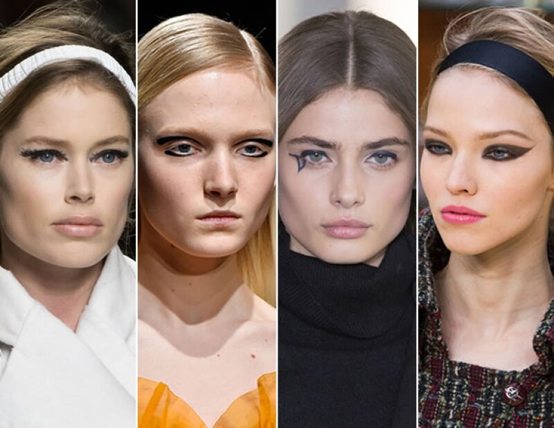 La mirada gráfica es propuesta de Fendi, Rochas, Anthony Vaccarello y Chanel.