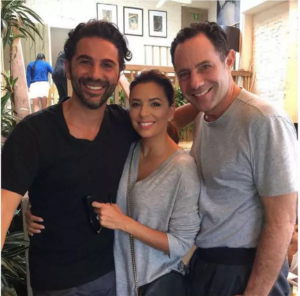Eva y Pepe se reunieron el fin de semana con su gran amigo Sergio Berger.