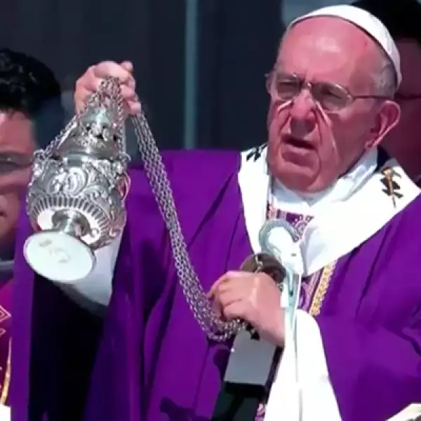 Este fue de los primeros mensajes del papa Francisco en Ecatepec.