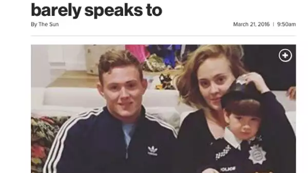 A pesar de tener el mismo papá, la cantante y su medio hermano viven vidas completamente distintas y alejados el uno del otro.