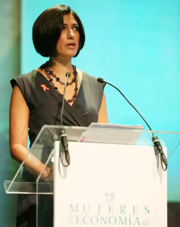 Lorena Cruz, presidenta de INMUJERES: `Las mujeres siguen ganando 6% menos que los hombres en México´, dijo durante la conferencia.