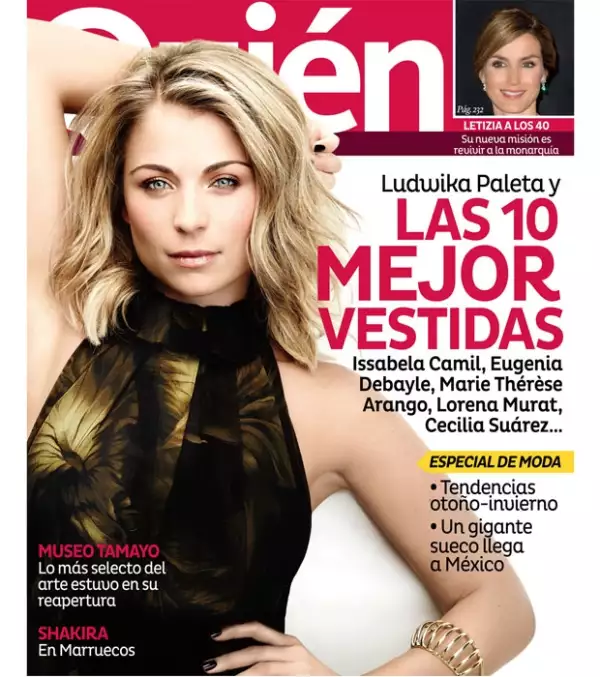 Ludwika Paleta está en su mejor momento, con boda en puerta y obra de teatro.