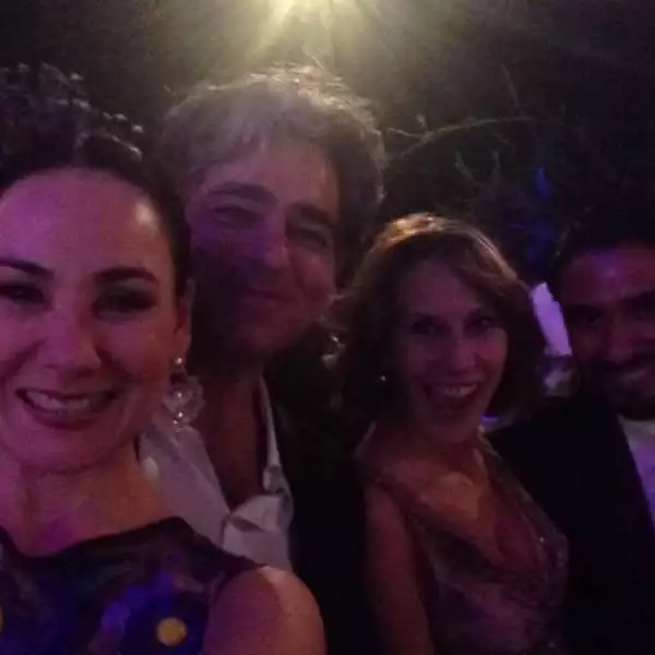 Mónica Garza y otros invitados.