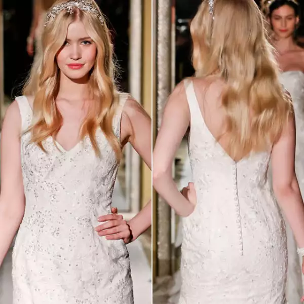 Oleg Cassini: También puedes llevar el pelo suelto, casi lacio y darle importancia al tocado que lleves usándolo como diadema.