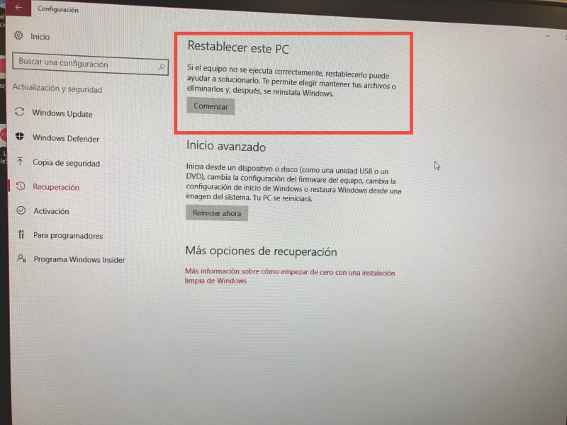 Formatear Windows