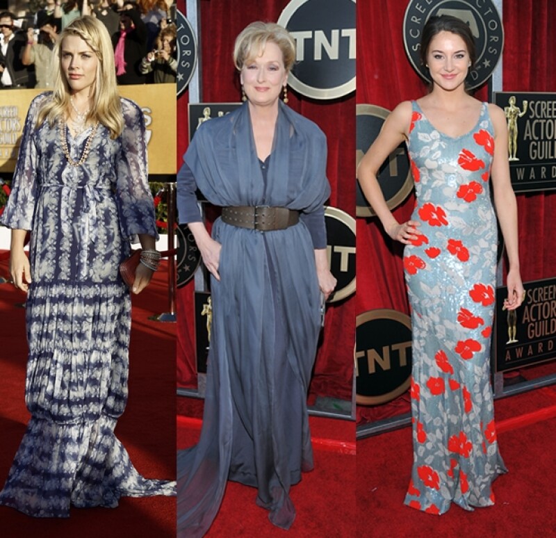 Busy Phillips, Meryl Streep y Shailene Woodley.