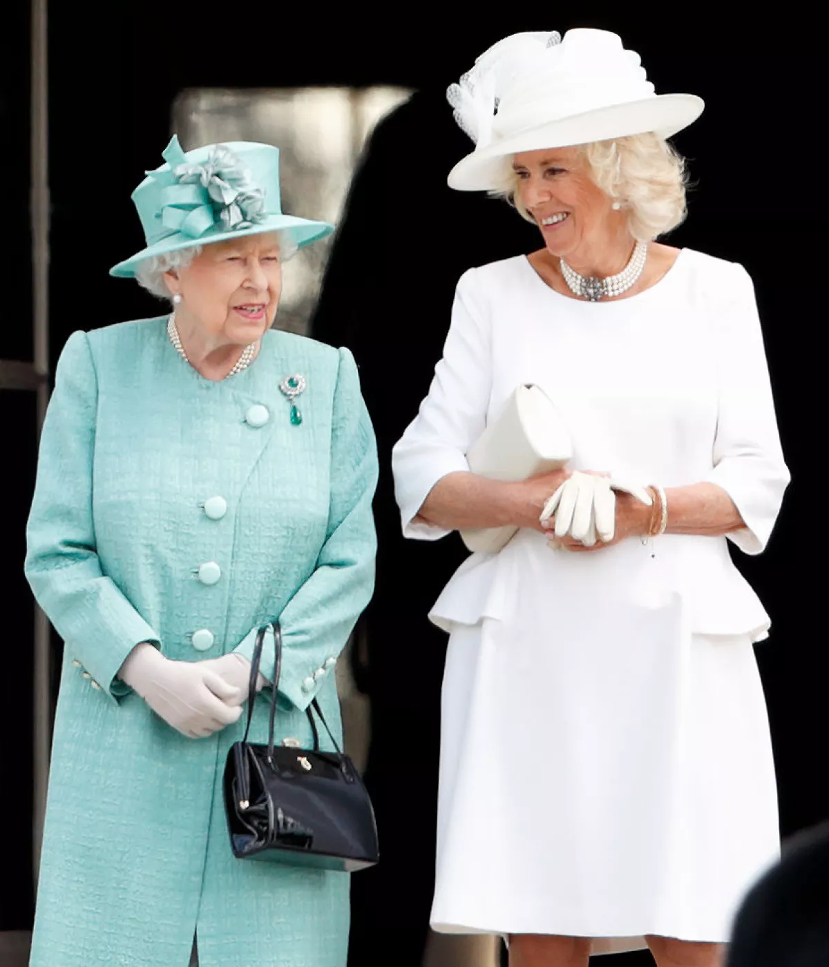 Reina Isabel II y Camila, duquesa de Cornualles