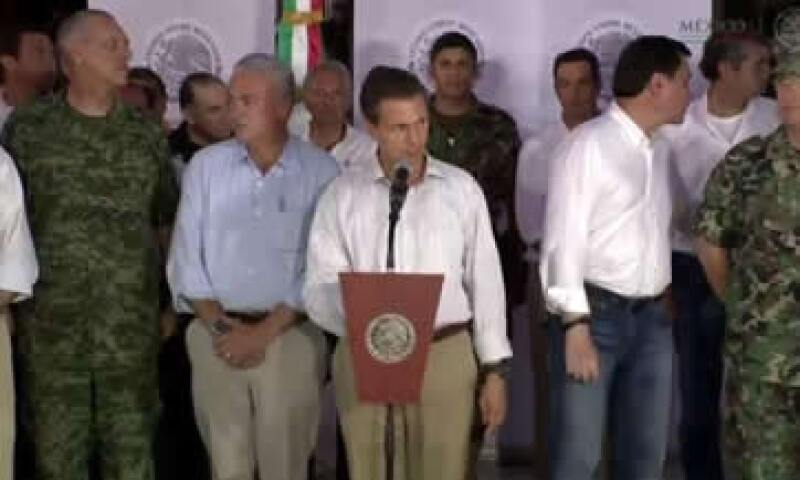 Peña Nieto dijo que el decreto busca reactivar la actividad comercial de la entidad. (Foto: Tomada de @PresidenciaMX)