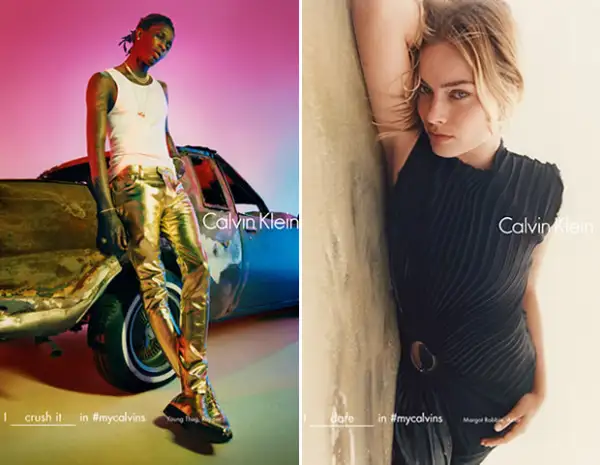 El rapero Thug Life y la actiz Margot Robbie también aparecen en esta campaña multidisciplinaria.