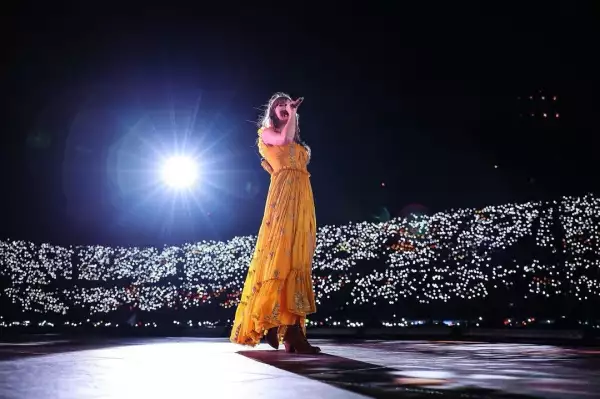 Taylor Swift en los conciertos que dio en el Foro Sol de la CDMX en agosto de 2023