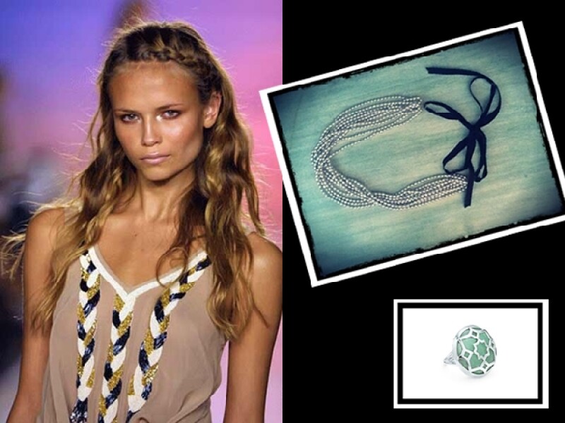 Las headbands de Daniela Cordova están disponibles en la boutique Simona y Cirilo. Anillo Tiffany and Co.