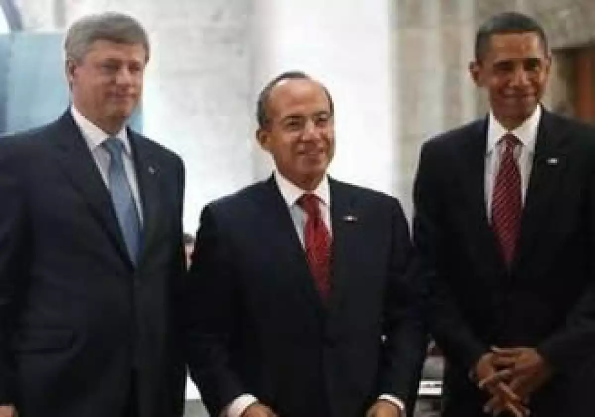 Los mandatarios de Canadá, México y Estados Unidos se reúnen en la Cumbre Trilateral en Guadalajara, Jalisco. (Foto: AP)