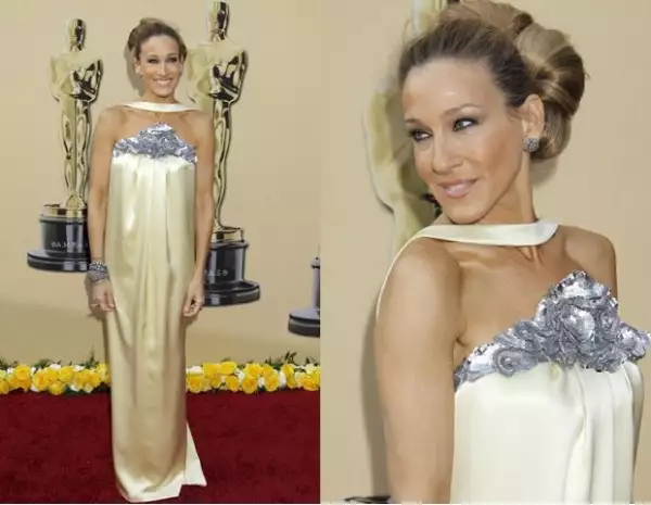 Sarah Jessica Parker usó un vestido de Chanel Couture.