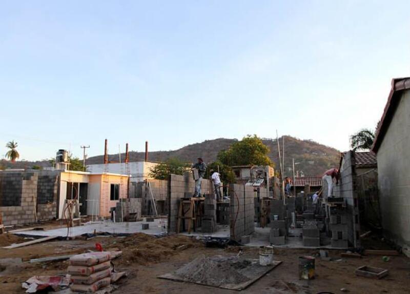 Construcci�n de vivienda en Guerrero