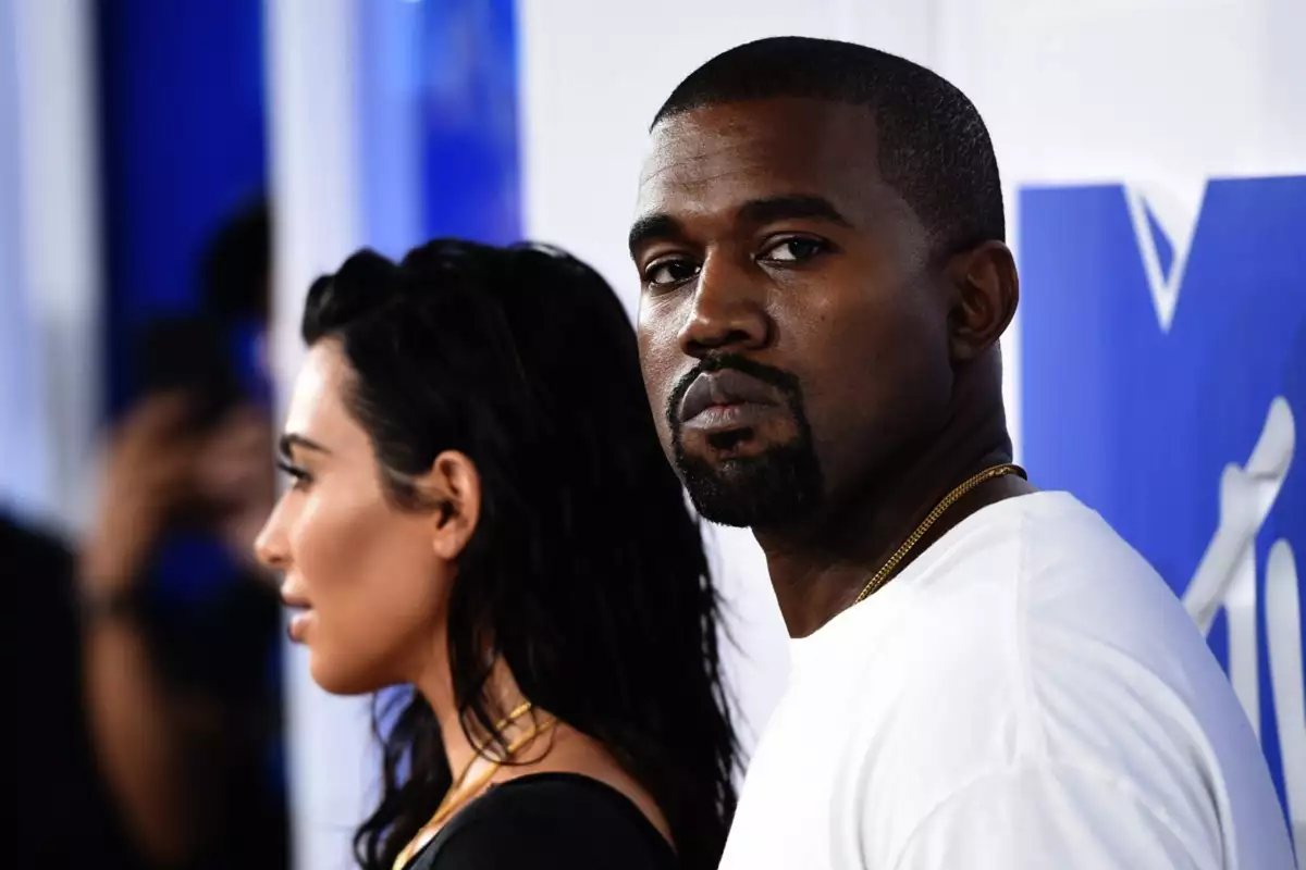Kim Kardashian y Kanye West.