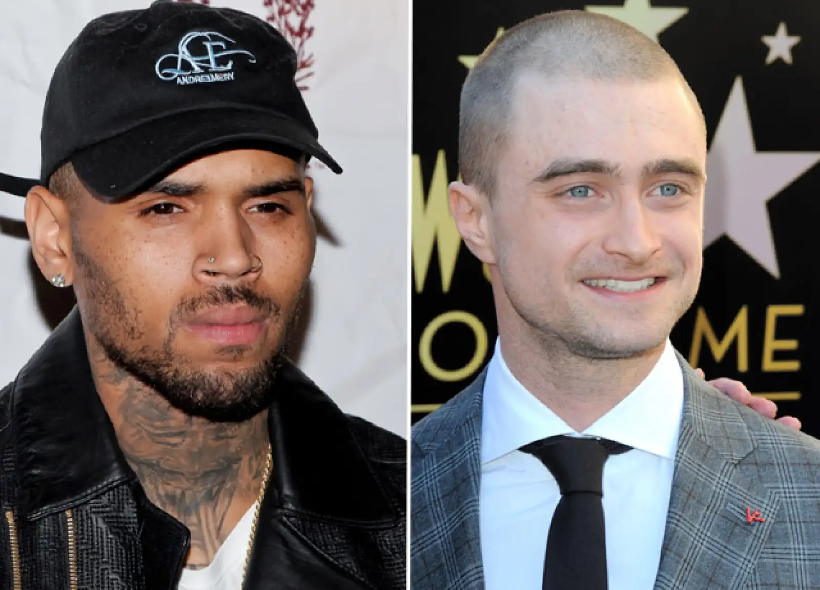 El rapero Chris Brown y el actor Daniel Radcliffe tienen 26 años.