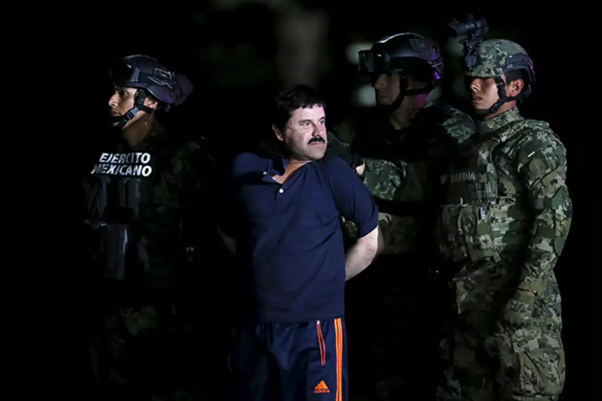 El capo fue presentado horas después de su captura.