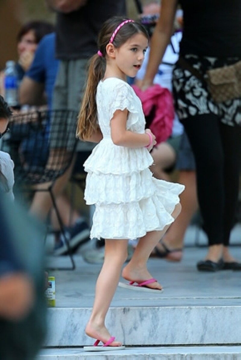 Suri Cruise pasó un mes sin ver a si papá cuando se anunió la separación.
