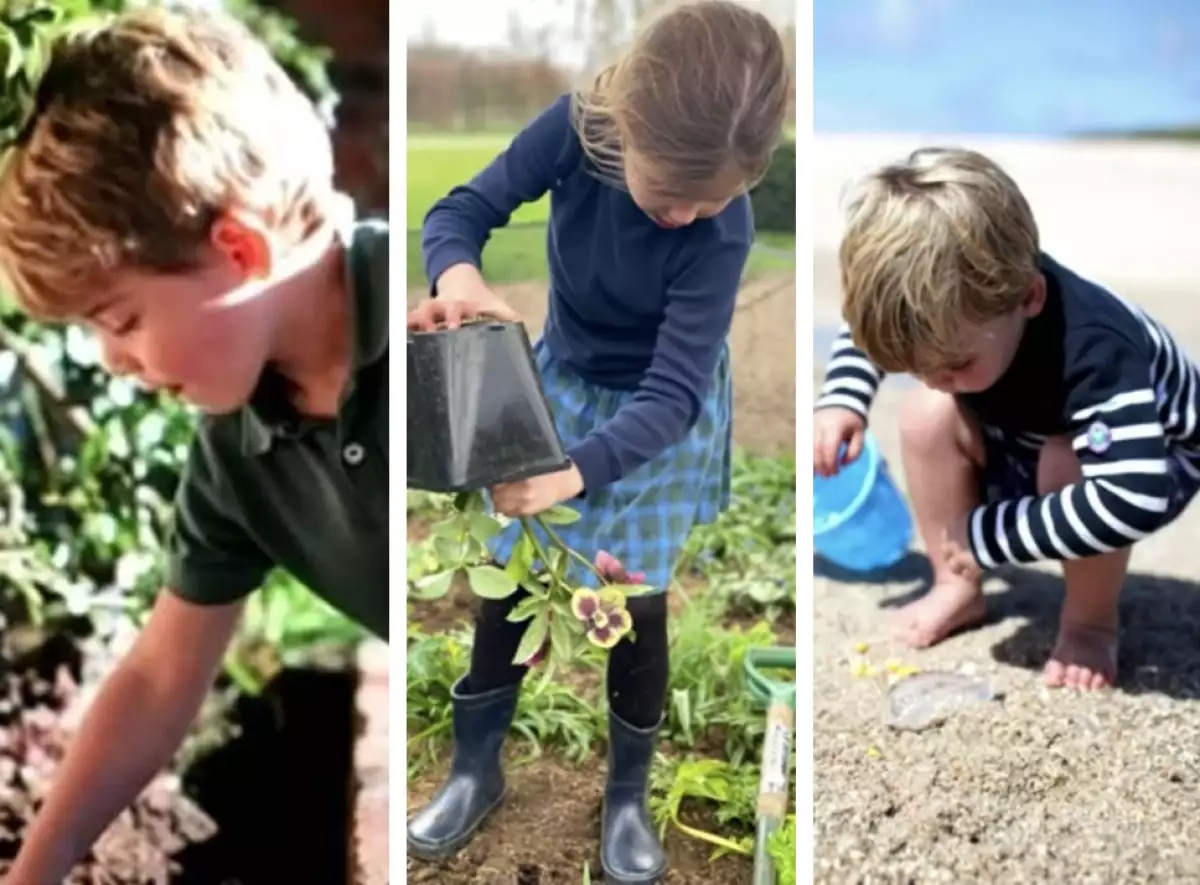 Príncipe George, princesa Charlotte y el príncipe Louis