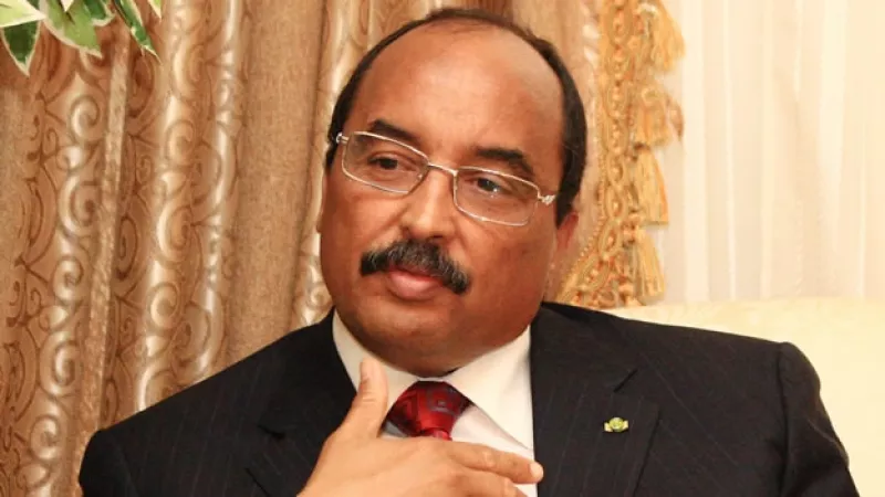 El presidente de Mauritania, Ould Abdel Aziz