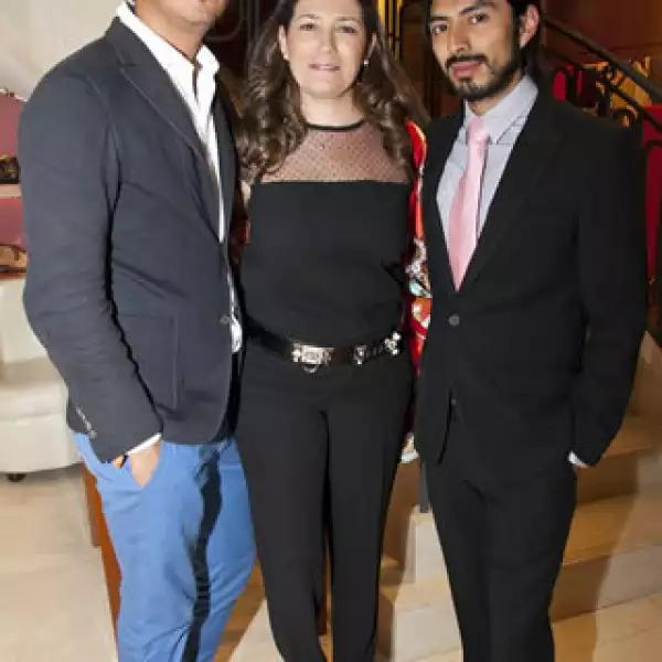 Emilio Ortega, Iveth Lagos y Aaron Ángeles