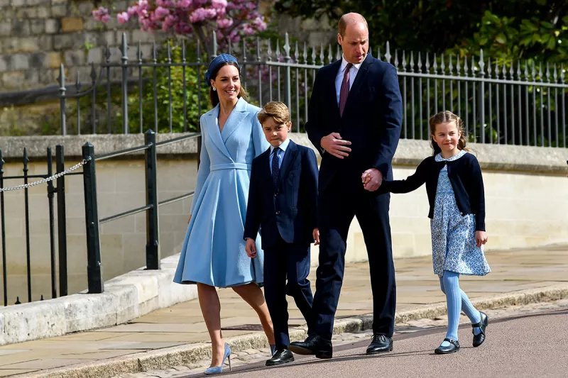 The Royal Family attend the Easter Mattins Service, St. George's Chapel, Windsor Castle, UK - 17 Apr 2022