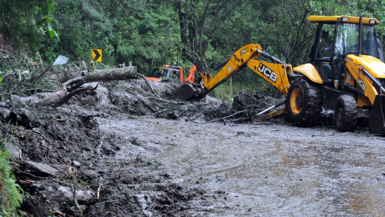 Tormenta Narda Deslave morelos