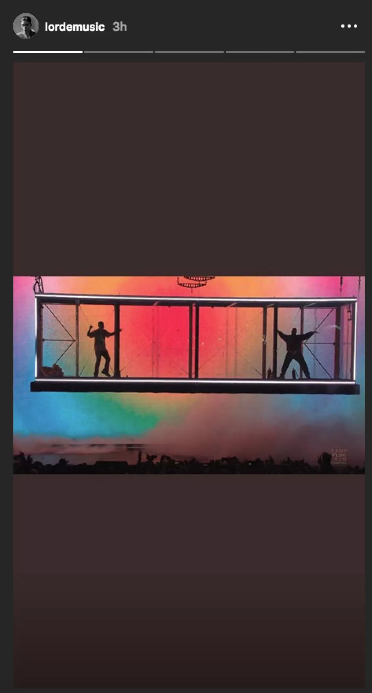 Instagram stories de Lorde