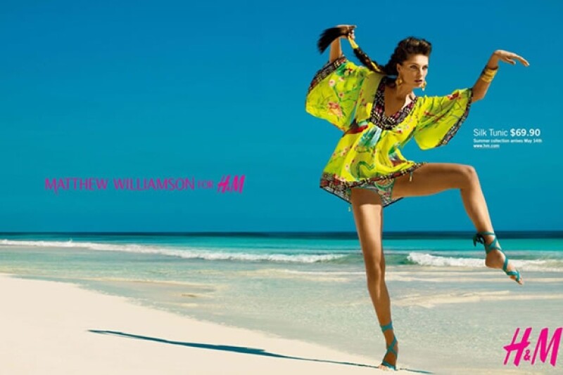 El diseñador británico Matthew Williamson ha colaborado con H&M.