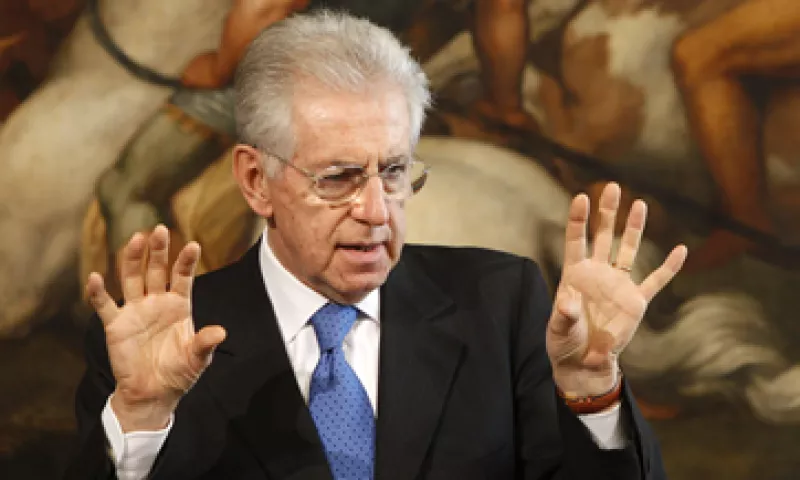 Mario Monti fue designado en noviembre para encabezar el Gobierno italiano. (Foto: AP)