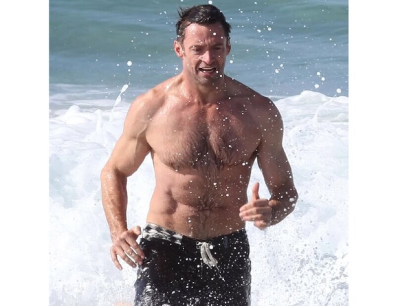 Hugh Jackman se ha esforzardo para parecer en realidad Wolverine.