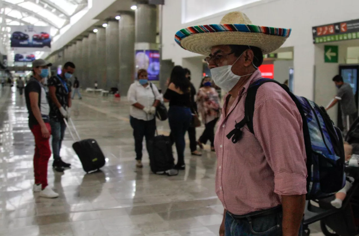 Baja afluencia en el AICM