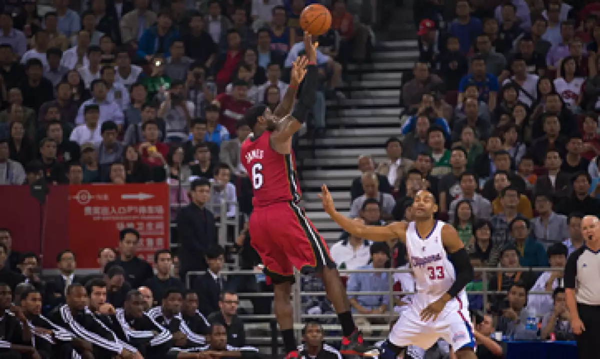 Miami Heat y Los Angeles Clippers dieron juegos de exhibición en Pekín y Shangai. (Foto: AP)