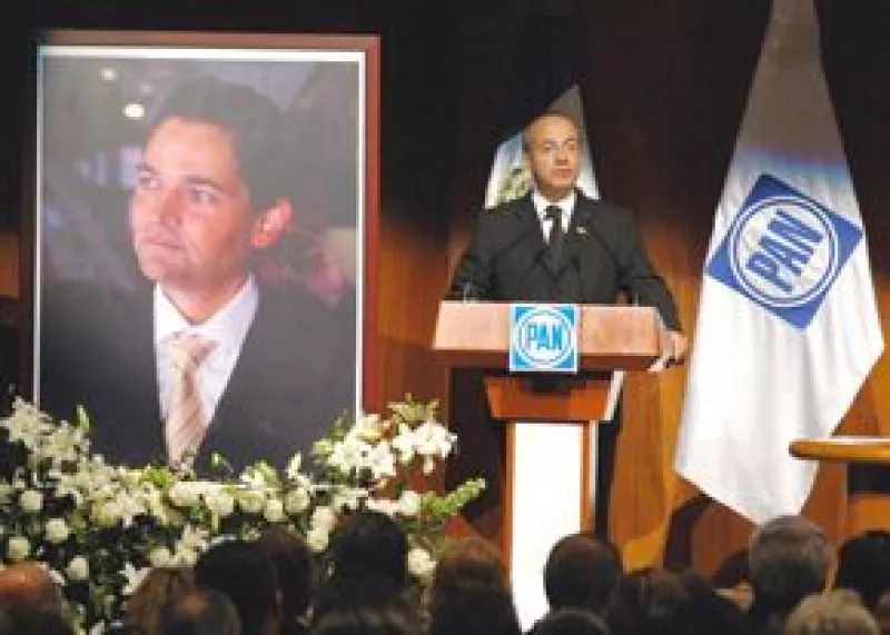 El presidente Felipe Calderón Hinojosa y la cúpula del Partido Acción Nacional del país  recordaron al fallecido secretario de Gobernación.