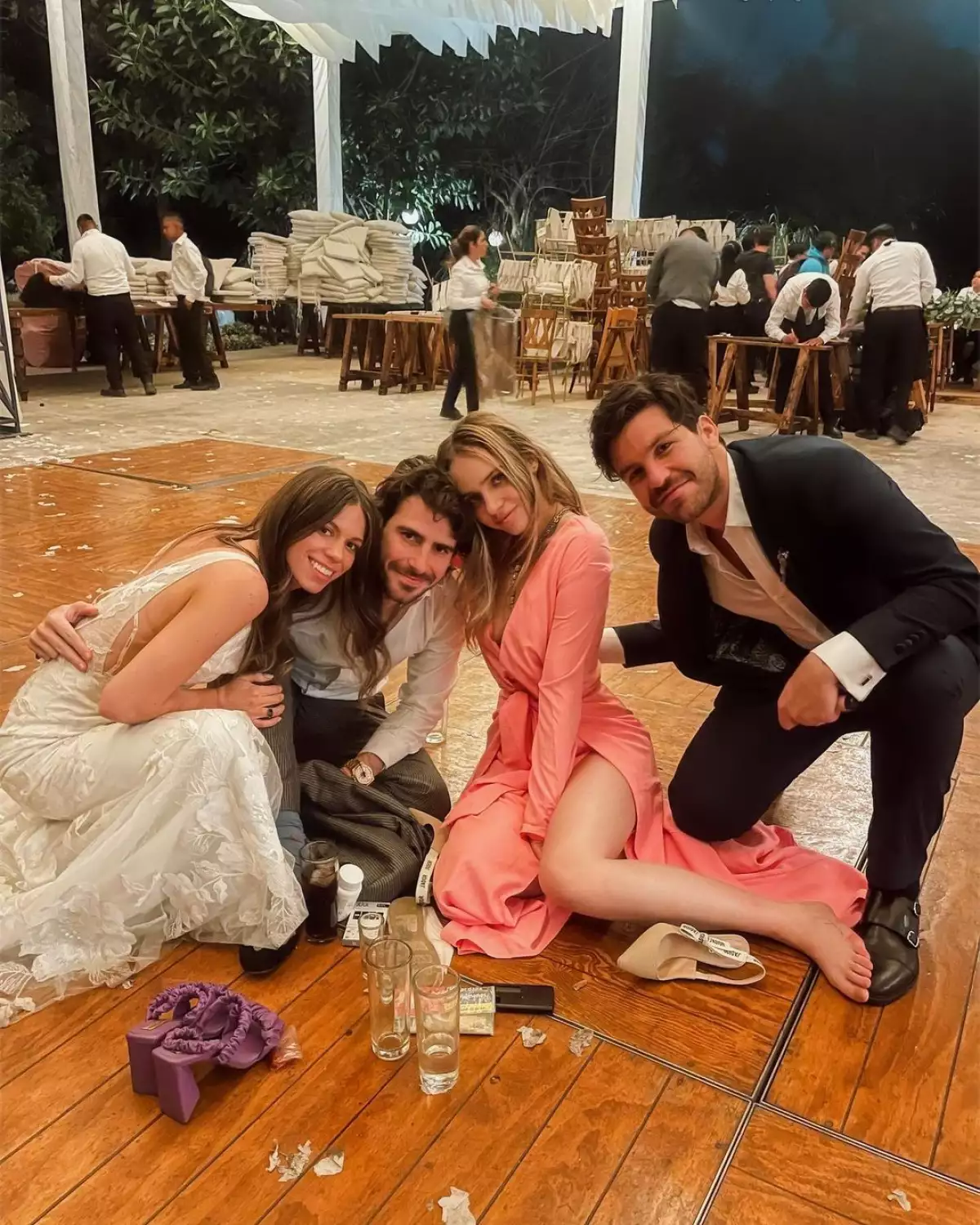 Amparín Serrano se hizo presente en la boda de la amiga de Minnie West