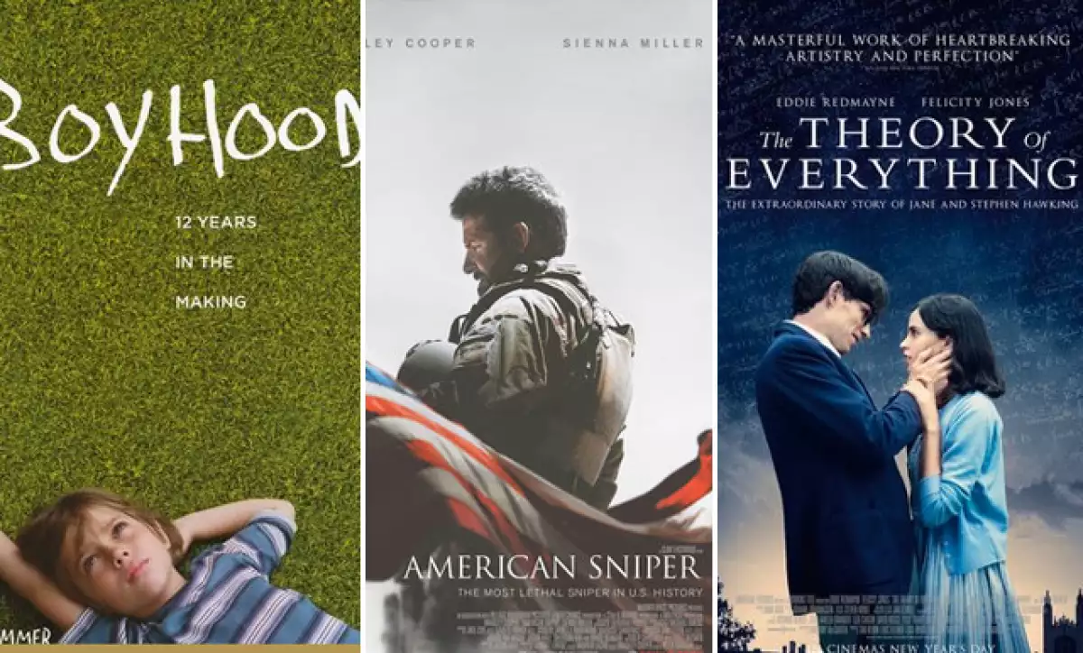 Cintas nominadas al Oscar como Mejor Película.