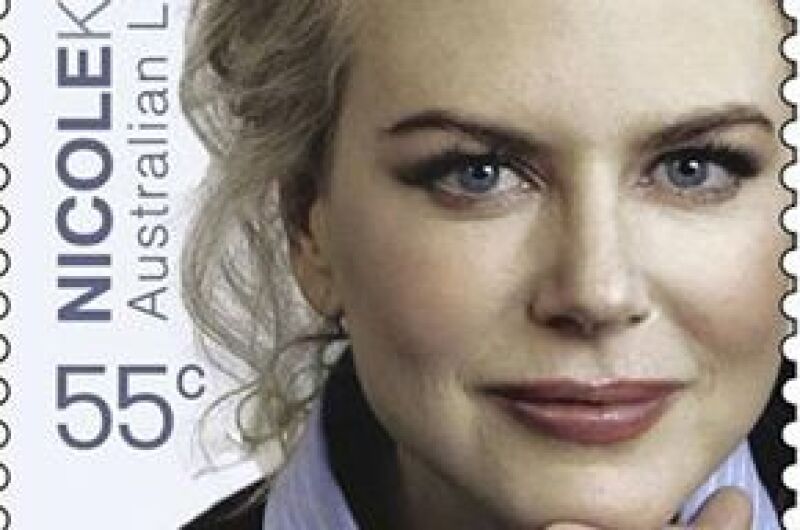 Australia también honró a Cate Blanchett, Russel Crowe y Geoffrey Rush, quienes aparecerán en los sellos postales.