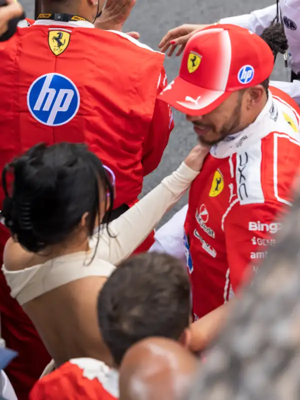 Kim Kardashian apoyó a Lewis Hamilton en el Gran Premio de Mónaco